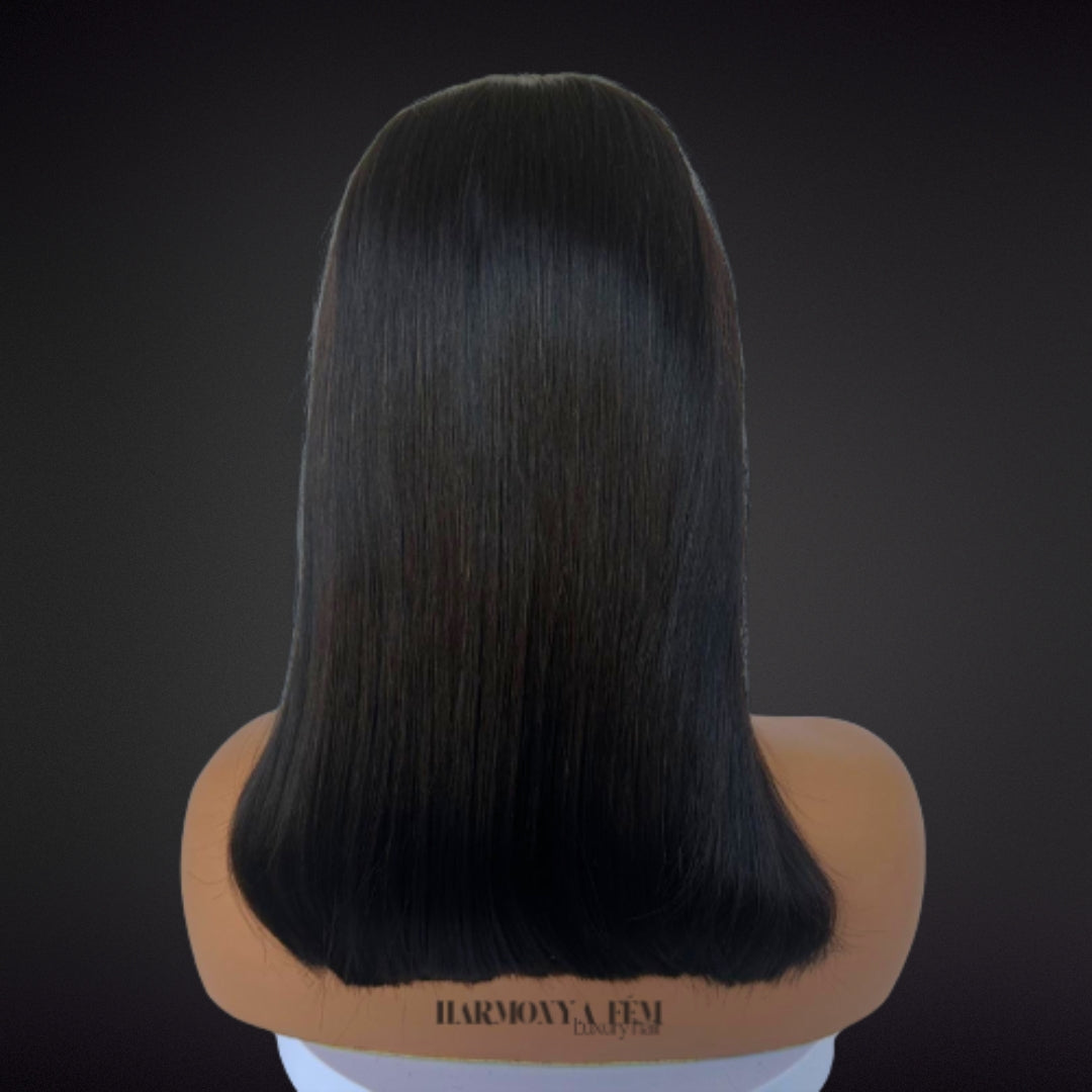Perruque Kim Bob – HD Lace 2x6 Double Drawn | Coupe Bob Élégante de 14 pouces