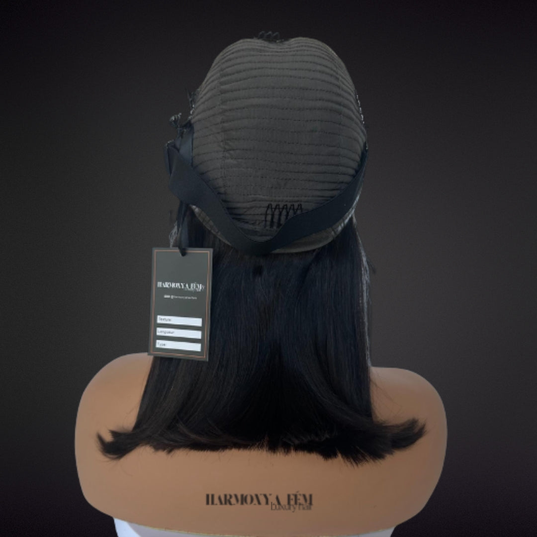 Perruque Kim Bob – HD Lace 2x6 Double Drawn | Coupe Bob Élégante de 14 pouces