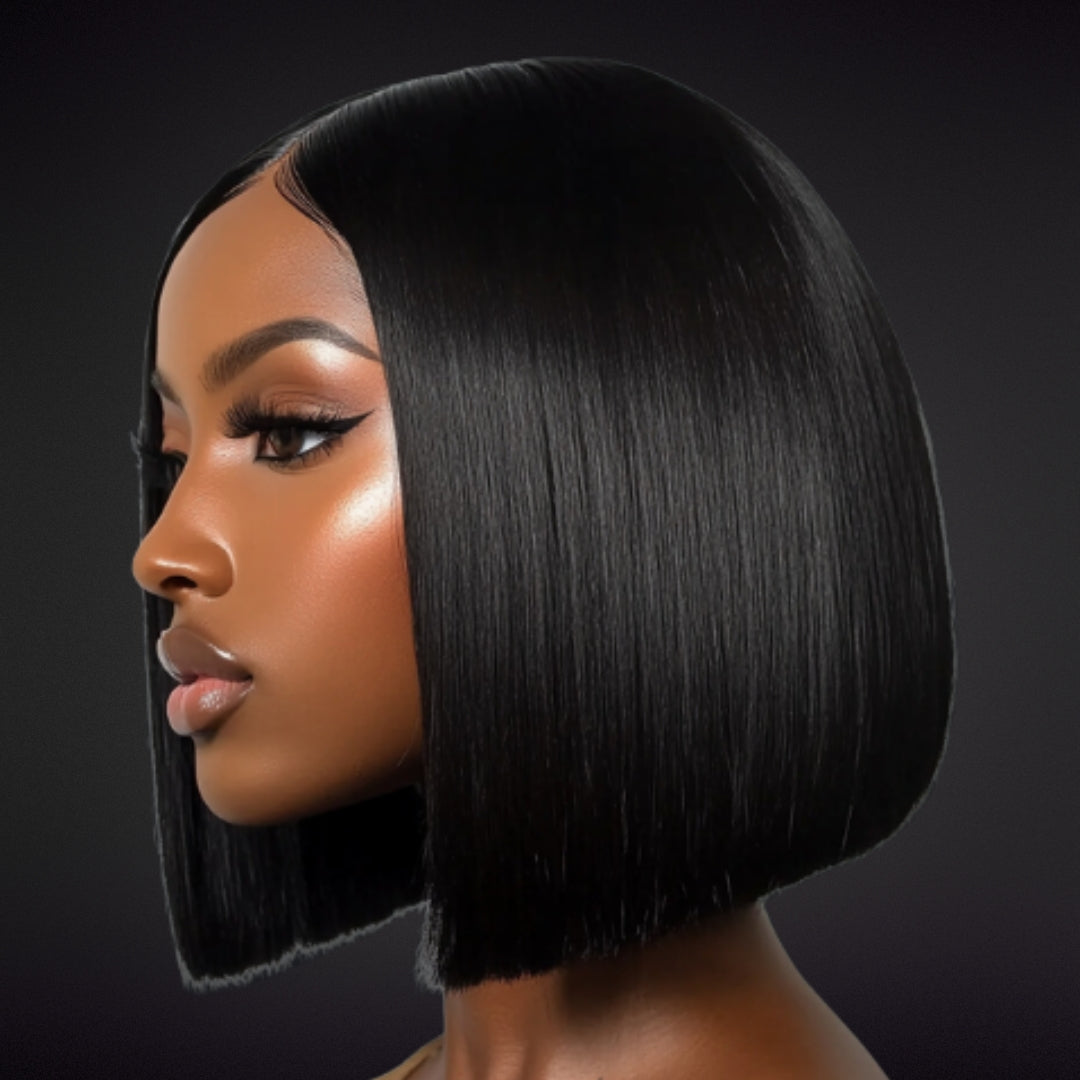 Perruque EVE Bob – HD Lace 13x6 Double Drawn | Coupe Carrée Élégante de 14 pouces