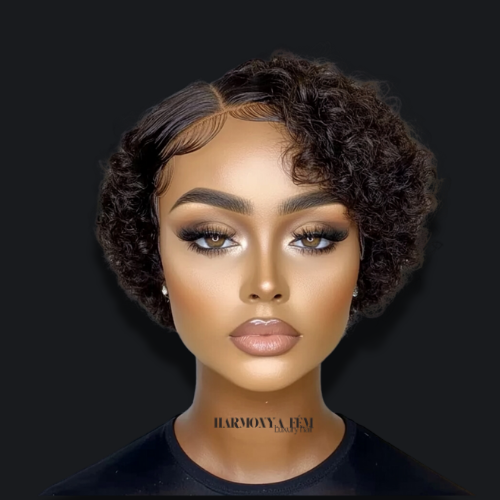 Perruque Devro Noir – Boucles Courtes et Élégantes | Teinte Noire Intense