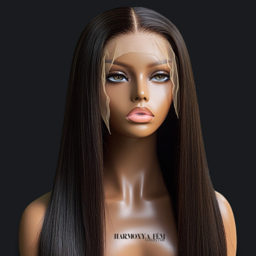 Perruque Droite 28 pouces – #1B Naturel | DOUBLE DRAWN WIG