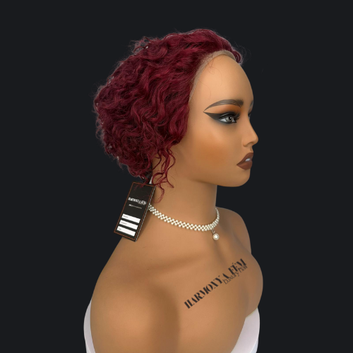 Perruque HAITI Pixie Cut #99J Bordeaux intense