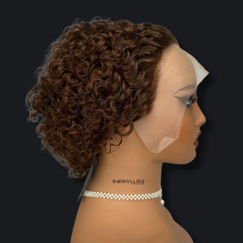Perruque HAITI 13x1 Lace #4 Boucles Kinky Curly | Élégance Naturelle et Moderne