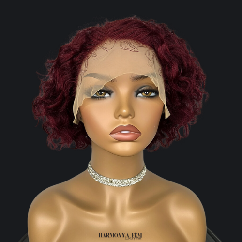Perruque HAITI Pixie Cut #99J Bordeaux intense