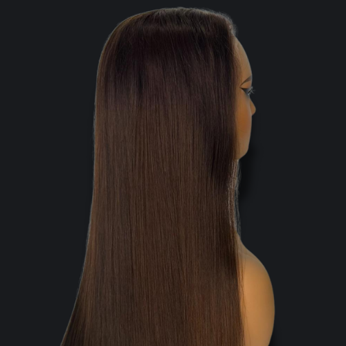 Perruque Droite 28 pouces – #1B Naturel | DOUBLE DRAWN WIG