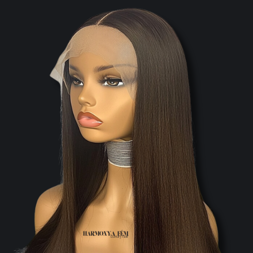 Perruque Droite 28 pouces – #1B Naturel | DOUBLE DRAWN WIG