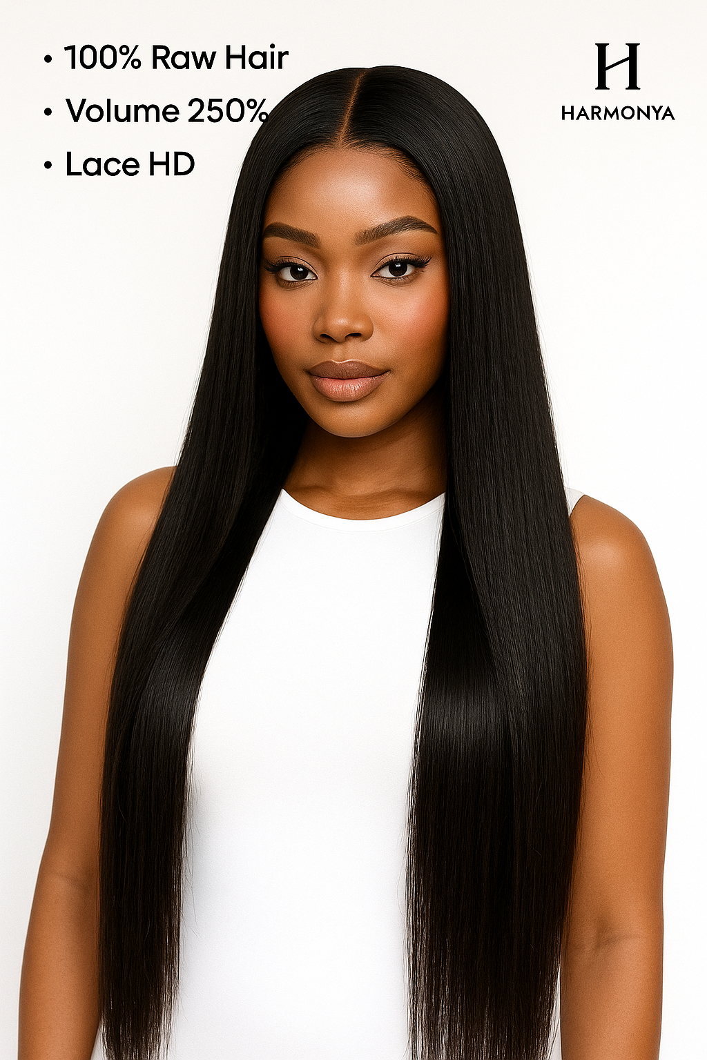 MONICA DOUBLE DRAWN – HD Lace Front 13x6 | Longue et Lisse, 22 pouces