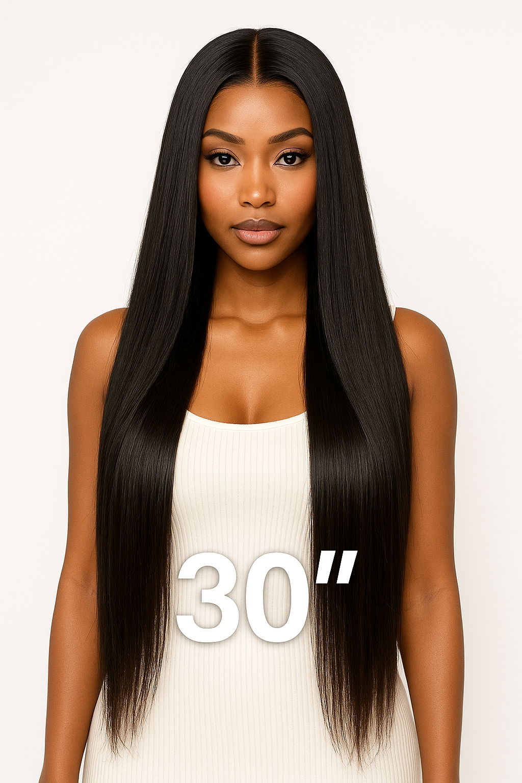 Perruque Cardi Wig Glueless 13x6 – HD Lace Front | 30 Pouces, Noire Intense, Densité 350
