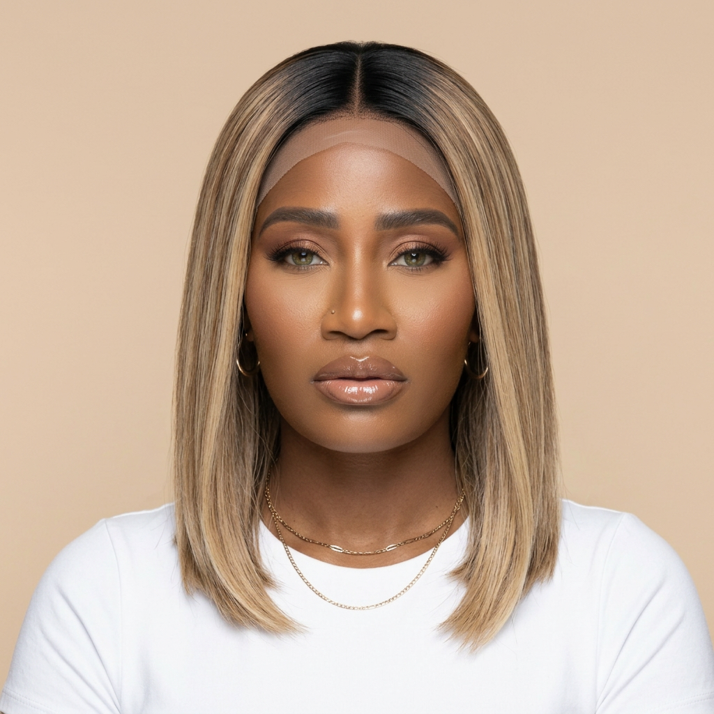 Perruque EVE Bob – HD Lace 13x6 Double Drawn | Coupe Carrée Élégante de 14 pouces