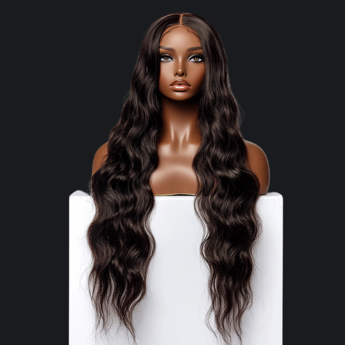 KING CARDI LOOSE WAVE GLUELESS HD LACE FRONT 13X6 LONG 20" DENSITE 240%