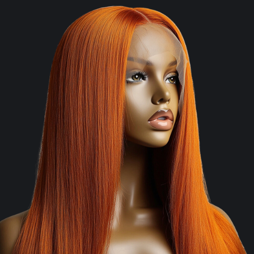 MONICA WIG GLUELESS HD LACE FRONT 13X6 DOUBLE DRAWN DENSITE 350% LONG 30" COULEUR