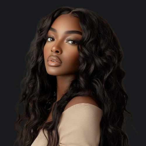 KING CARDI LOOSE WAVE GLUELESS HD LACE FRONT 13X6 LONG 20" DENSITE 240%