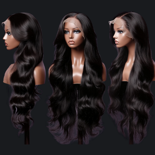 KING CARDI LOOSE WAVE GLUELESS HD LACE FRONT 13X6 LONG 20" DENSITE 240%