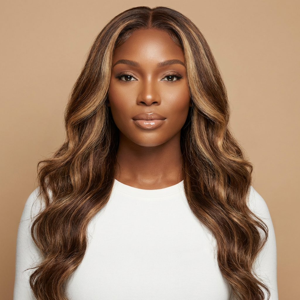 Monica wavy méchée