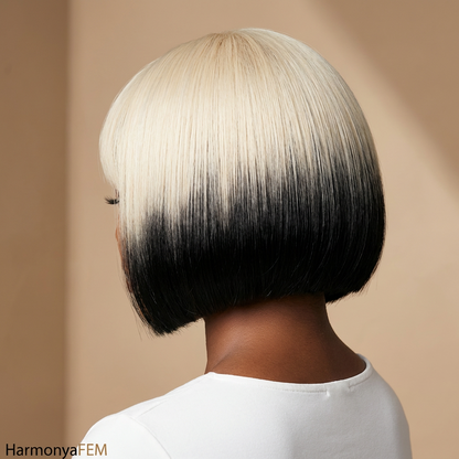 Kim Black&White bob