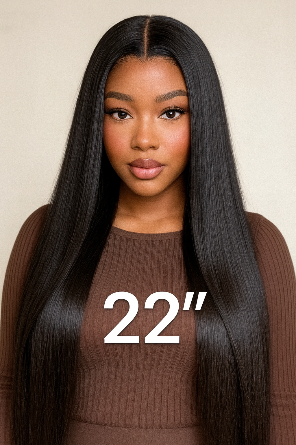 MONICA DOUBLE DRAWN – HD Lace Front 13x6 | Longue et Lisse, 22 pouces