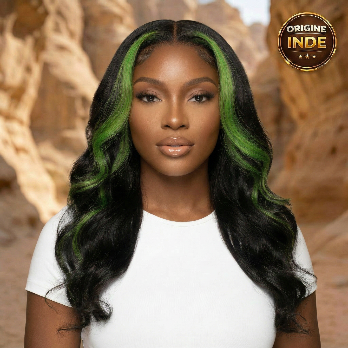 Monica wavy méchée