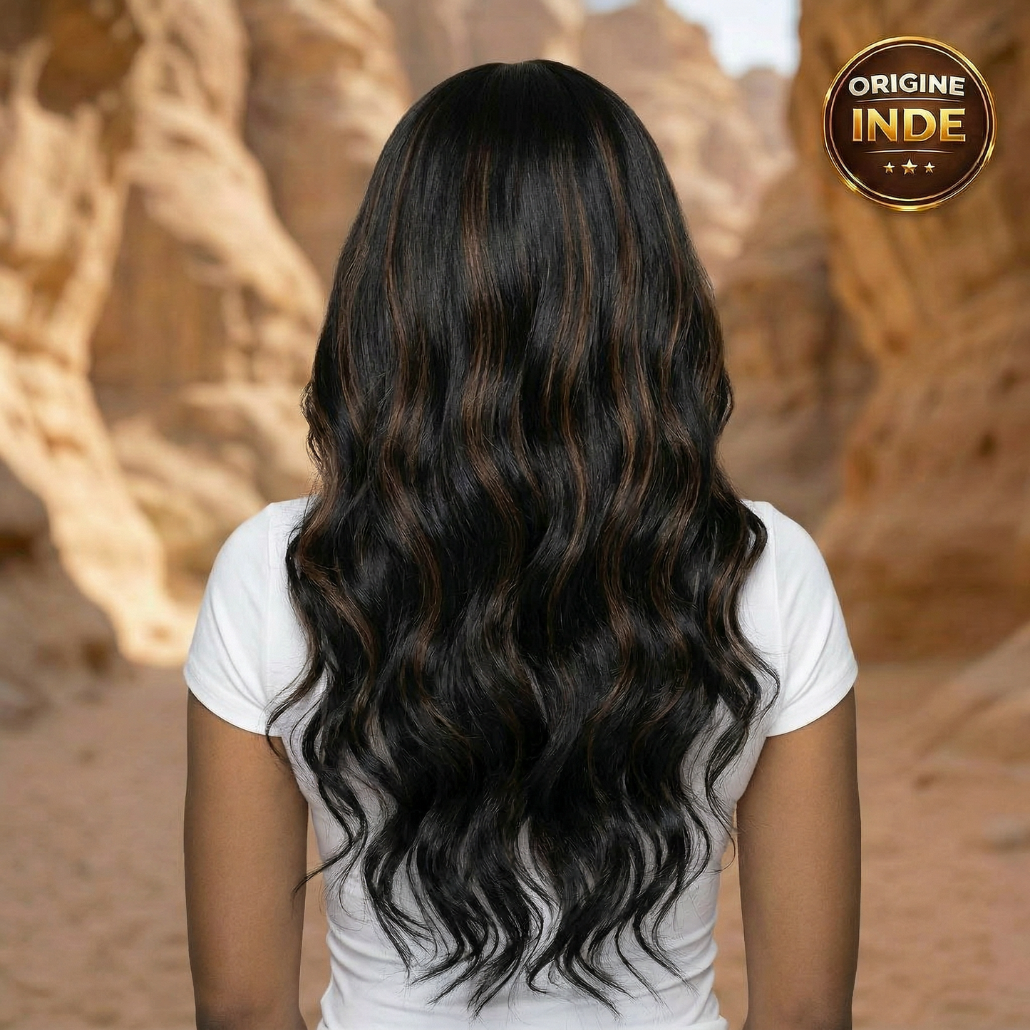 Monica wavy méchée