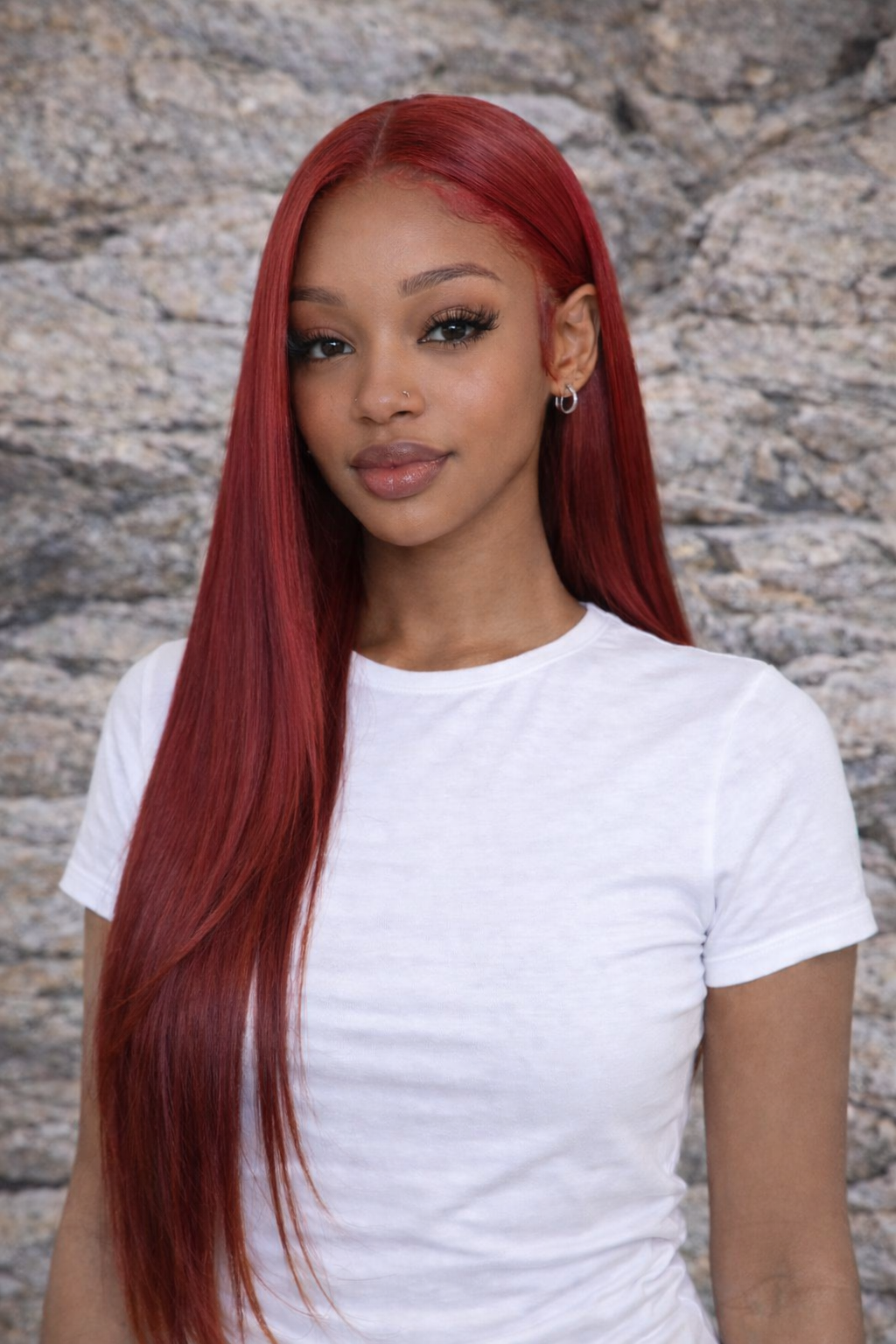 Perruque Cardi Wig 13x6 – Double Drawn | Rouge intense