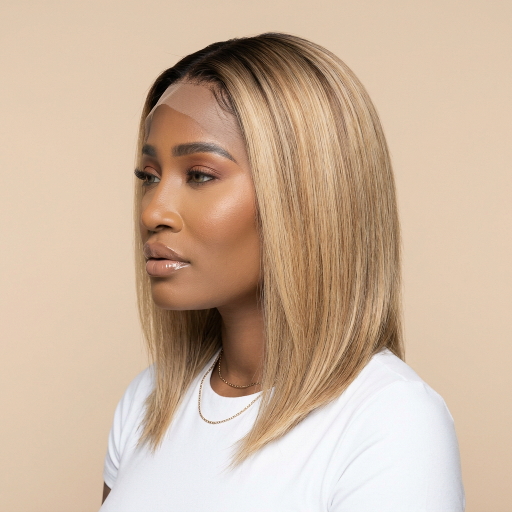 Perruque EVE Bob – HD Lace 13x6 Double Drawn | Coupe Carrée Élégante de 14 pouces