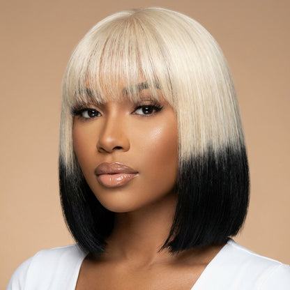 Kim Black&White bob