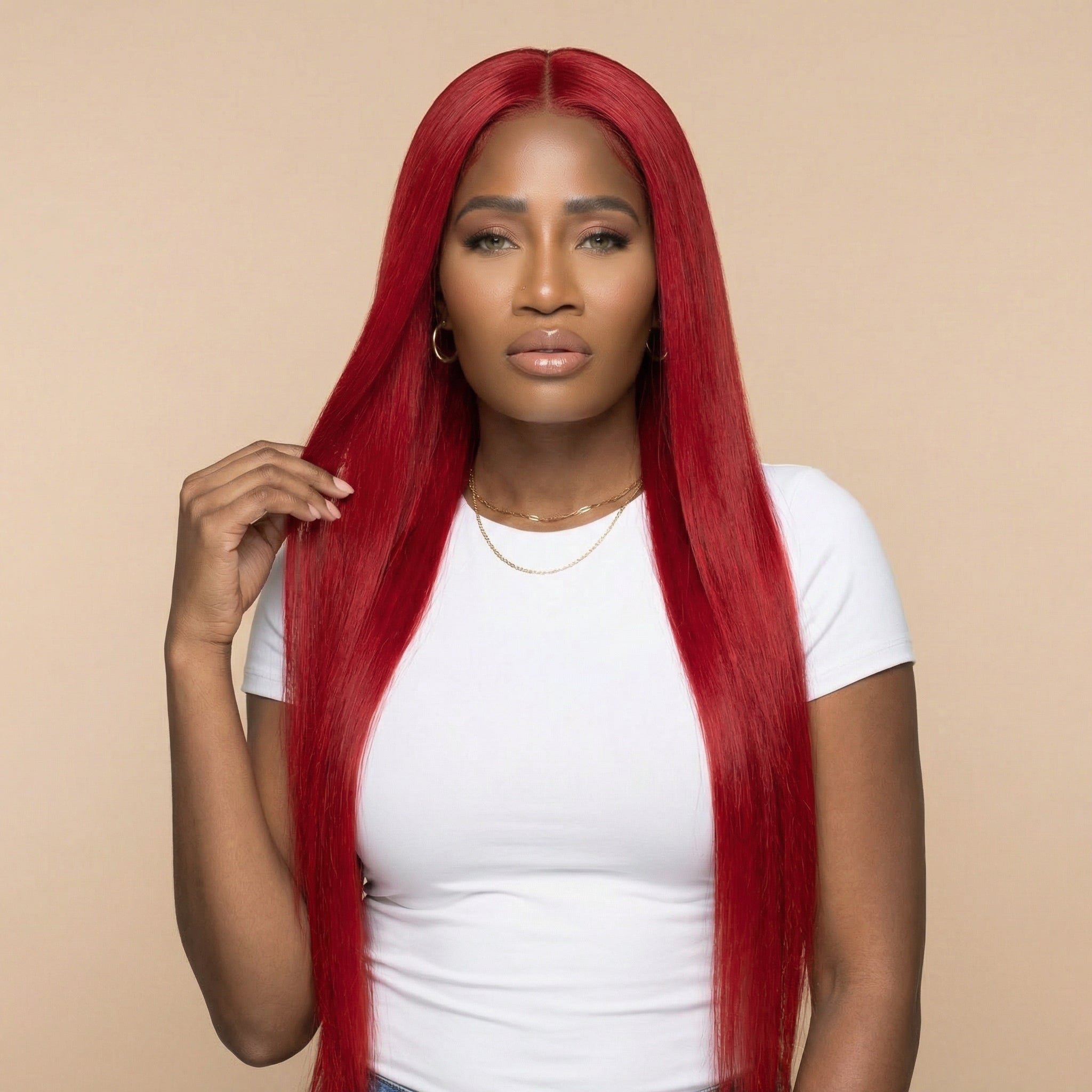 Harmonya raw luxe – Lace 360 – Lisse – 30” – rouge